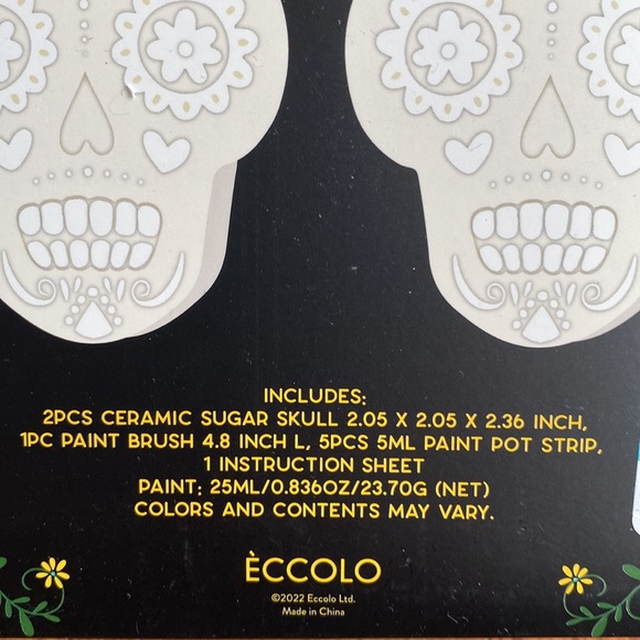 Sugar Skull Painting Set - Picture 2 of 2